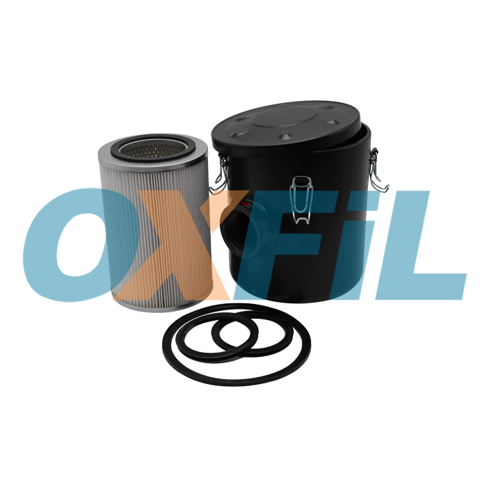 Bottom of VF.006/H14 - Vacuum Filter Housing