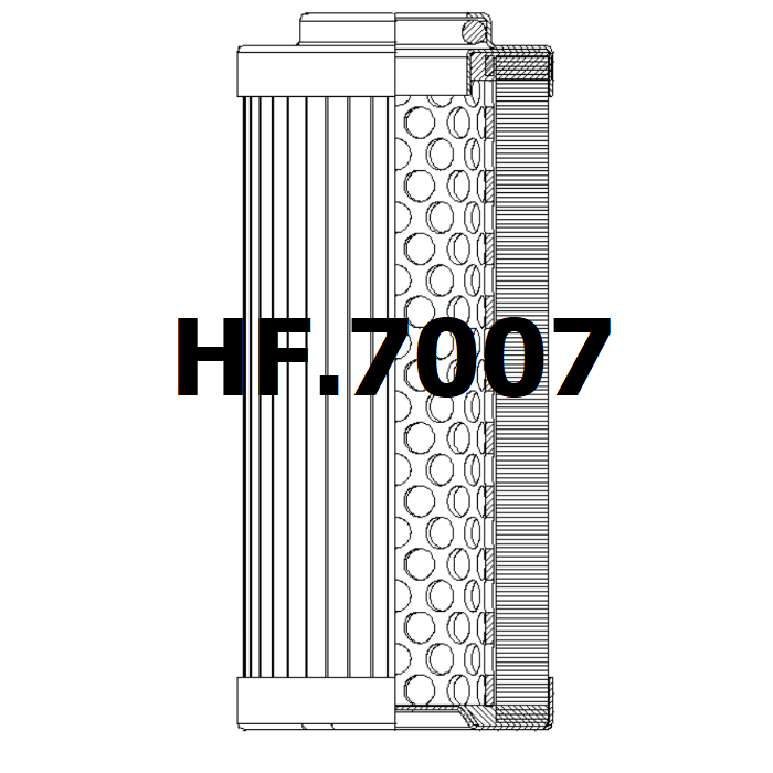 Side of HF.7007 - Hydraulic Filter