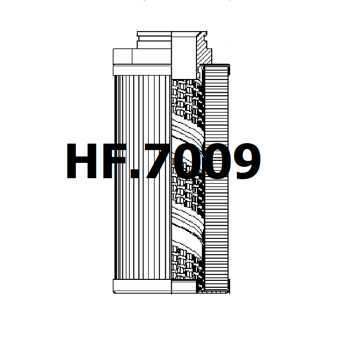Side of HF.7009 - Hydraulic Filter