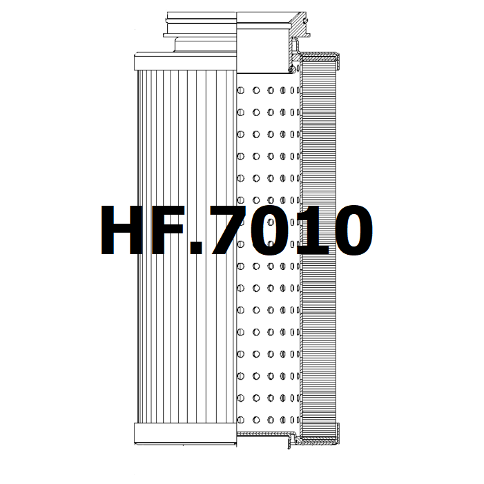 Side of HF.7010 - Hydraulikfilter