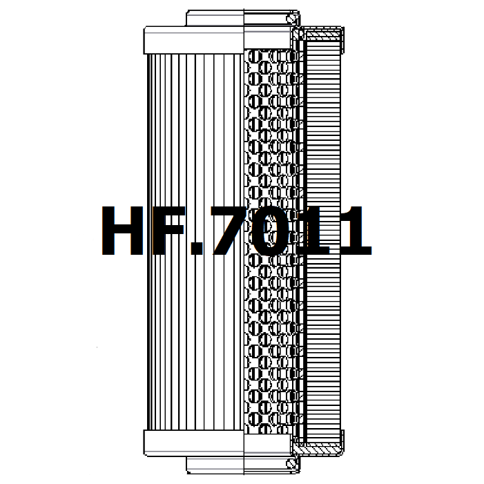 Side of HF.7011 - Filtros Hidraulicos