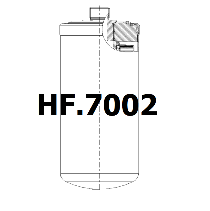 Side of HF.7002 - Filtros Hidraulicos