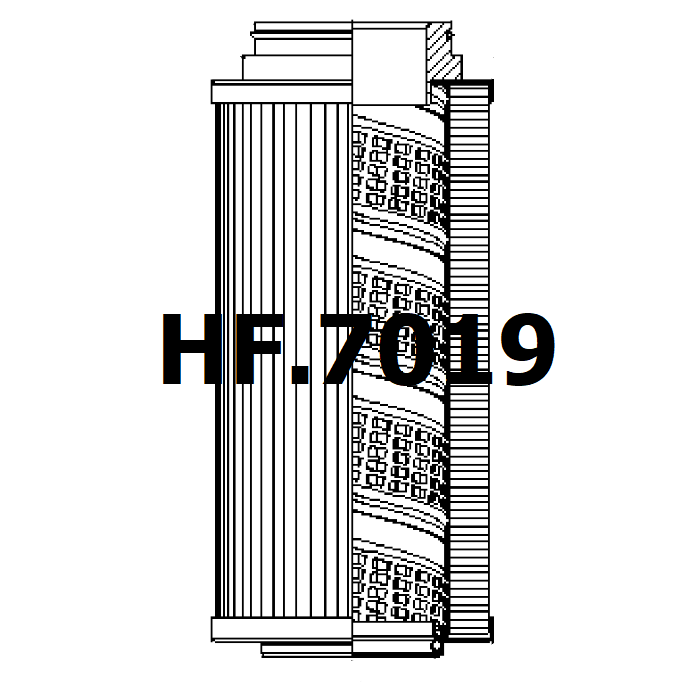 Side of HF.7019 - Hydraulic Filter