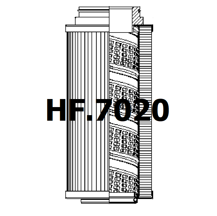 Side of HF.7020 - Hydraulic Filter