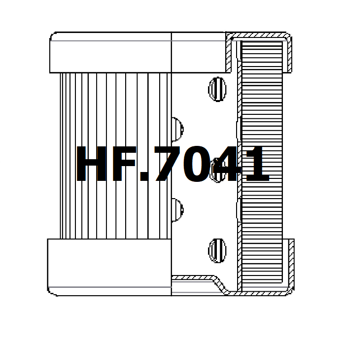 Side of HF.7041 - Hydraulic Filter