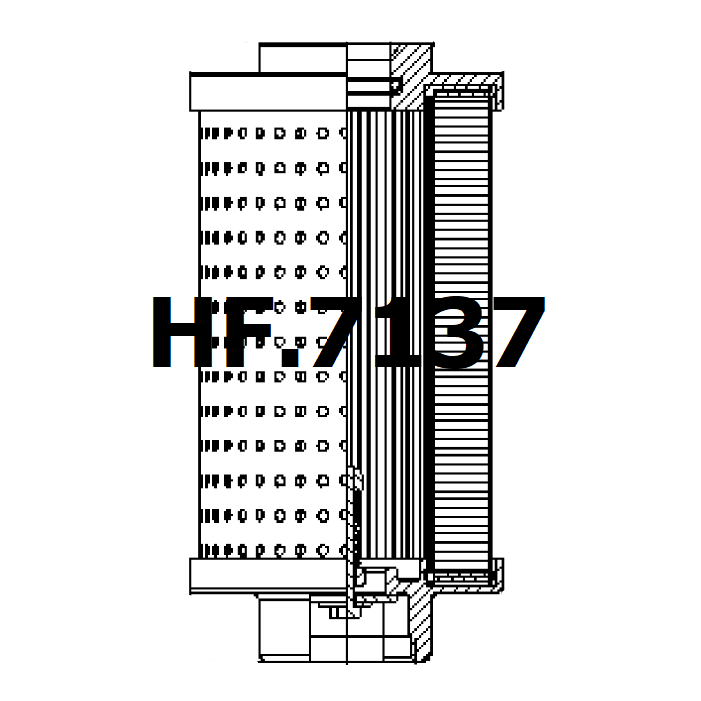 Side of HF.7137 - Hydraulikfilter