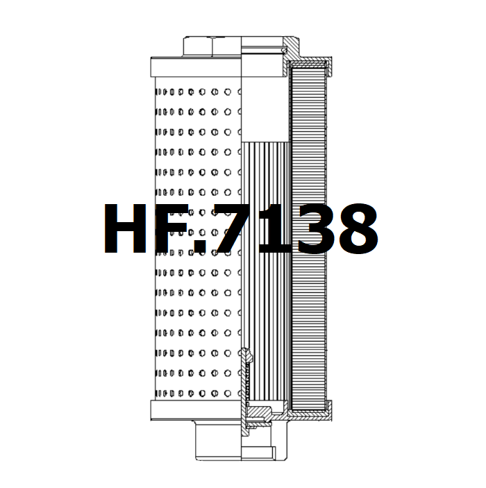 Side of HF.7138 - Hydraulic Filter