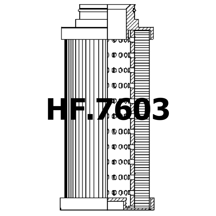 Side of HF.7603 - Filtros Hidraulicos