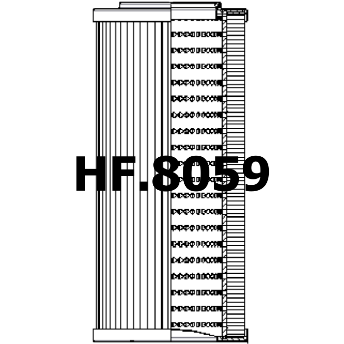Side of HF.8059 - Filtro idraulico