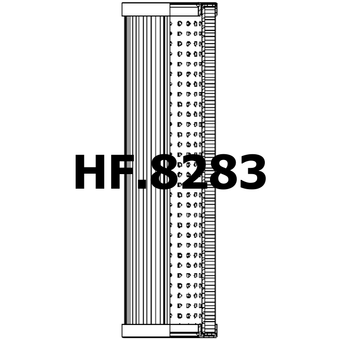 Side of HF.8283 - Filtro Hidráulico