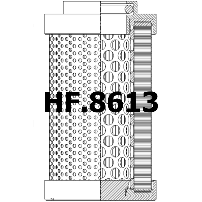 Side of HF.8613 - Hydraulic Filter