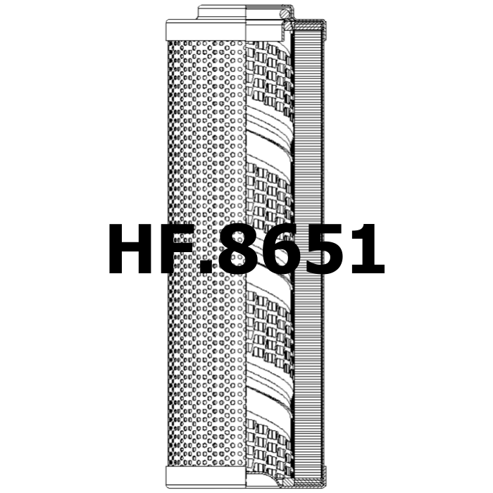 Side of HF.8651 - Hydraulic Filter