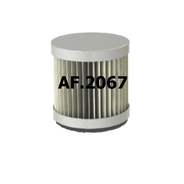 Side of AF.2067 - Air Filter Cartridge
