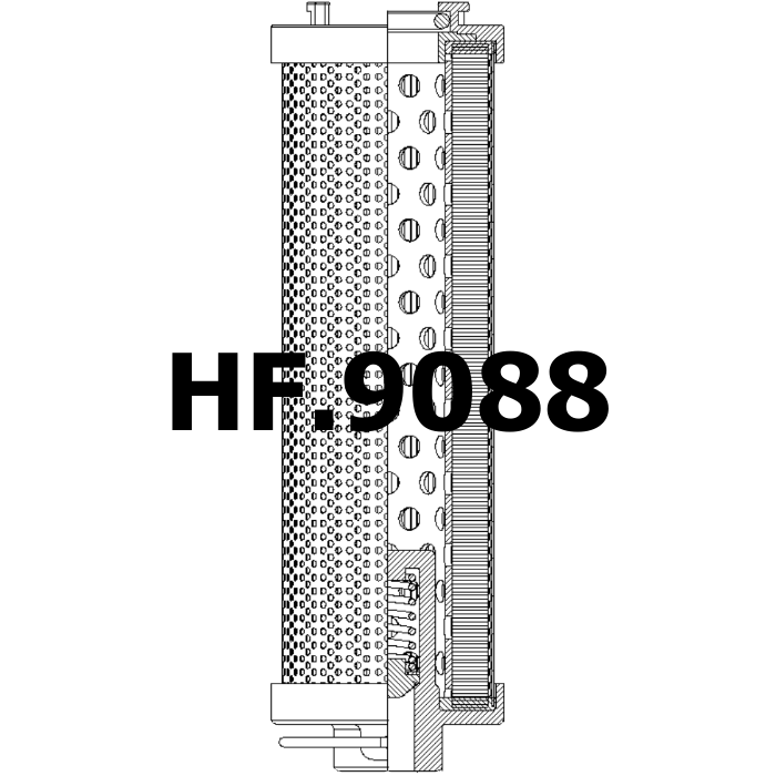 Side of HF.9088 - Hydraulikfilter