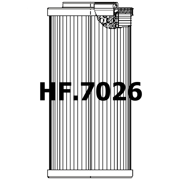 Side of HF.7026 - Hydraulikfilter
