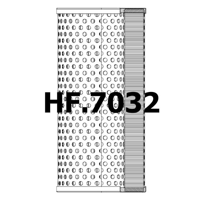 Side of HF.7032 - Filtro Hidráulico