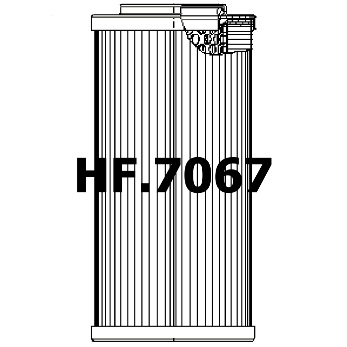 Side of HF.7067 - Filtre hydraulique