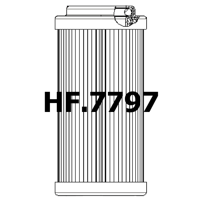 Side of HF.7797 - Filtre hydraulique