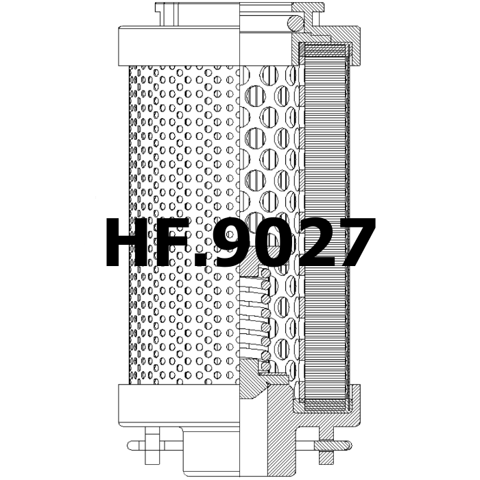 Side of HF.9027 - Filtro idraulico