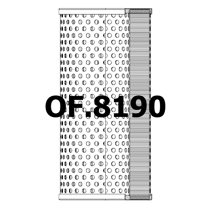 Side of OF.8190 - Filtro de aceite
