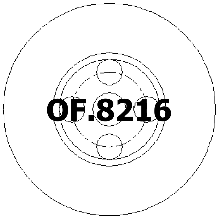 Top of OF.8216 - Oil Filter