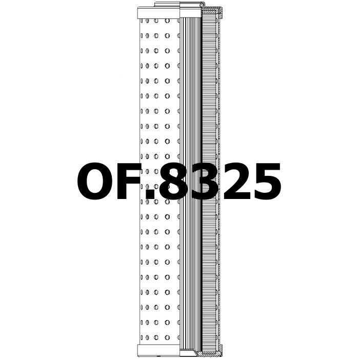 Side of OF.8325 - Oliefilter