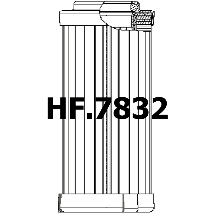 Side of ABG AB2703011 - Hydrauliek filter