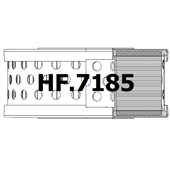 Side of Ac Delco PF341 - Hydraulic Filter