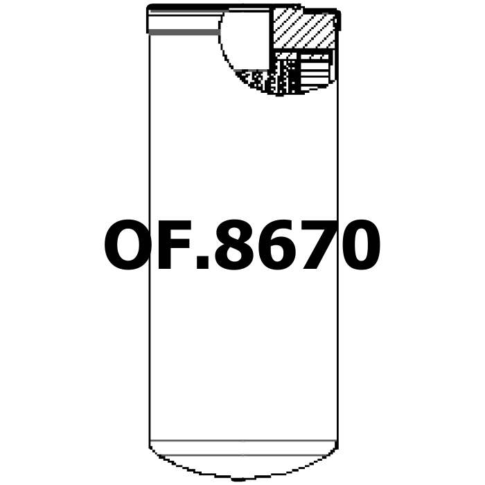Side of AGCO 501766D2 - Filtro de aceite
