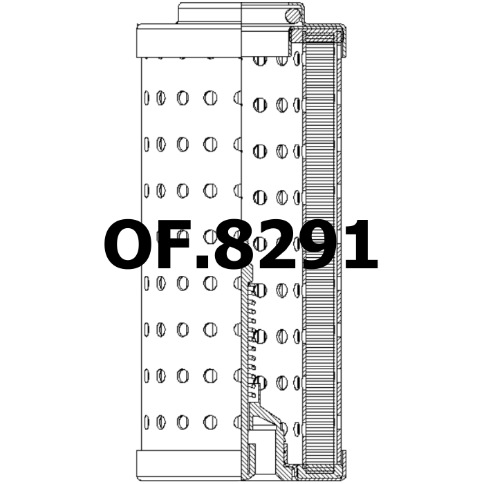 Side of Airfil AFPOVL480325 - Oil Filter