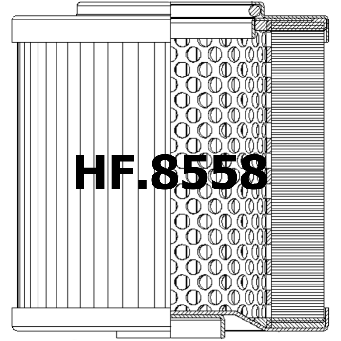 Side of Airfil CA2244 - Hydraulic Filter