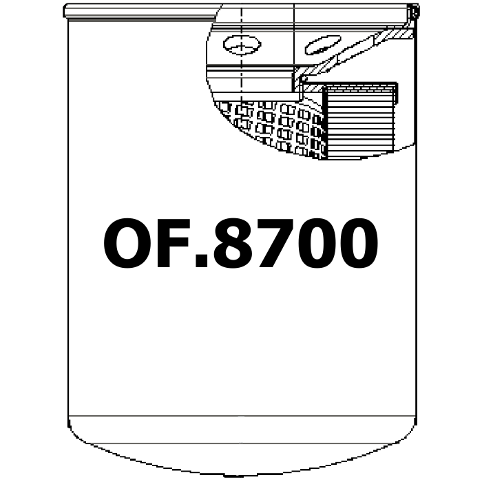 Side of Alco SP1220 - Oil Filter