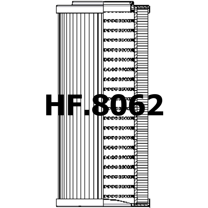 Side of Allison 23018853 - Hydrauliek filter