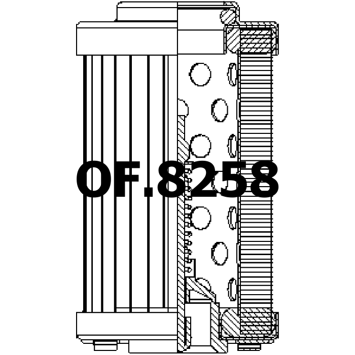 Side of Argo Hytos S3050855 - Oliefilter