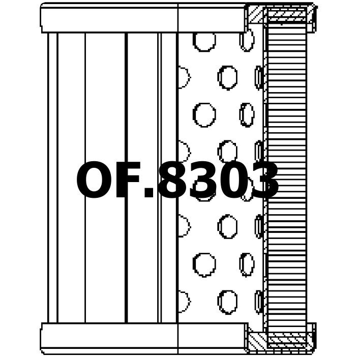Side of Argo Hytos S3060860 - Oil Filter