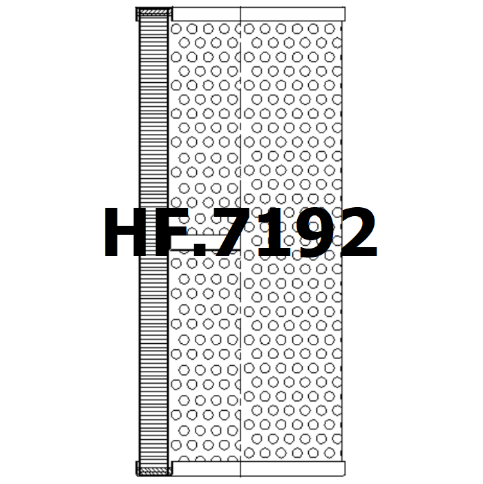 Side of Asas AS172 - Hydrauliek filter