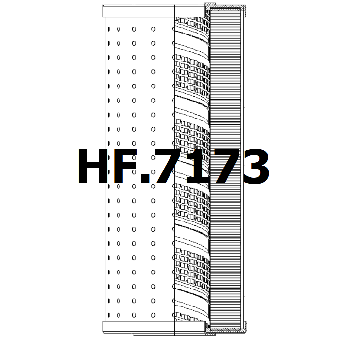 Side of Asas AS287H - Hydraulic Filter