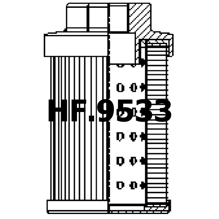 Side of Atos FEI25125 - Hydraulic Filter