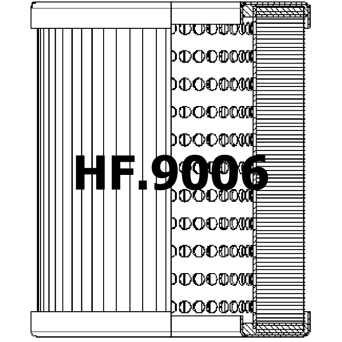 Side of Atos SPCFE630125 - Hydrauliek filter