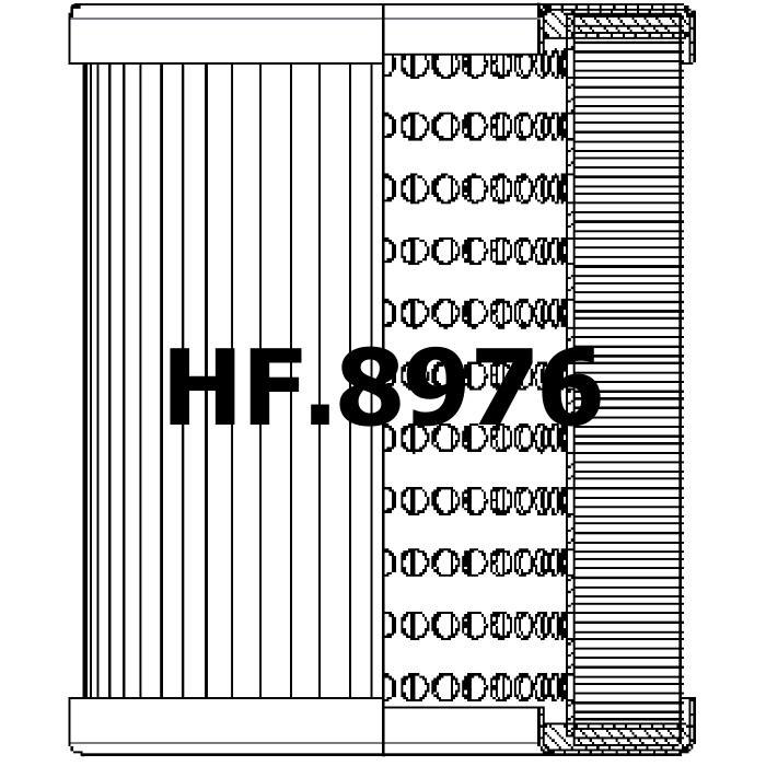 Side of Atos SPCU100A25 - Hydraulic Filter