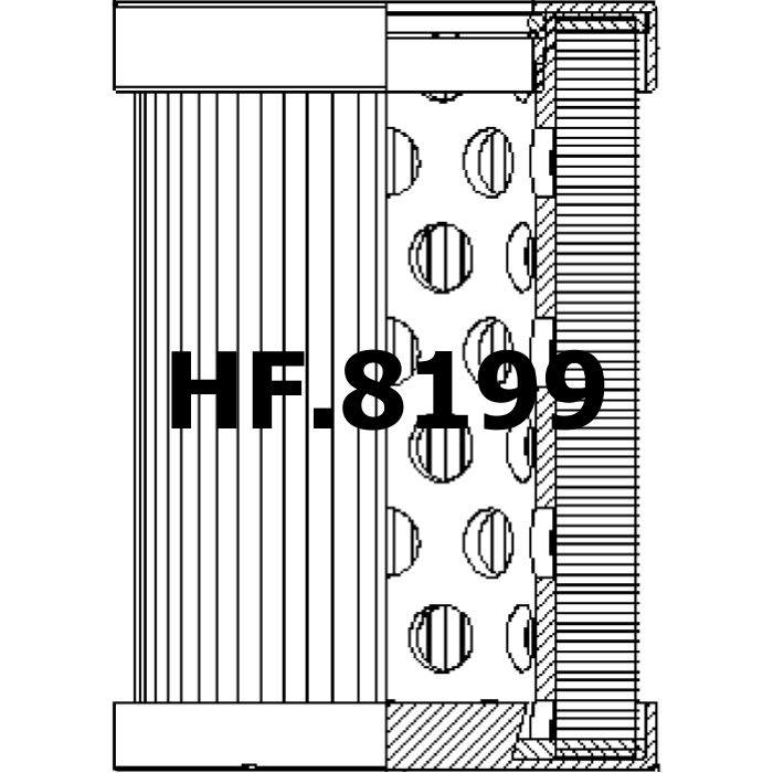 Side of Baldwin H9094 - Hydraulic Filter