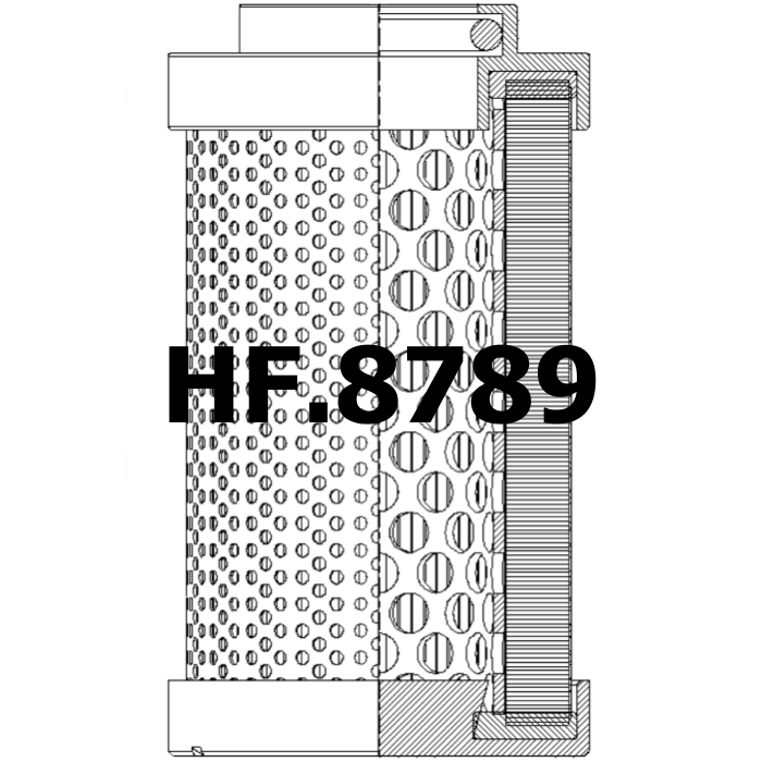 Side of Baldwin PT8959MPG - Hydraulic Filter