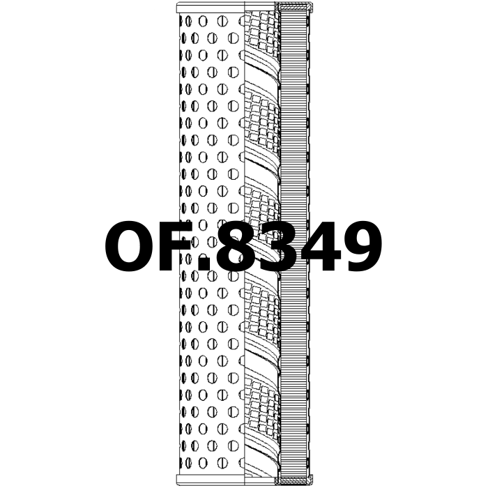 Side of Baldwin PT9154 - Oil Filter