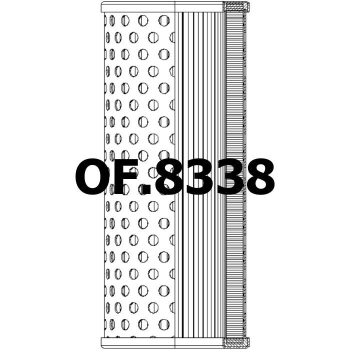 Side of Baldwin PT9263 - Oil Filter