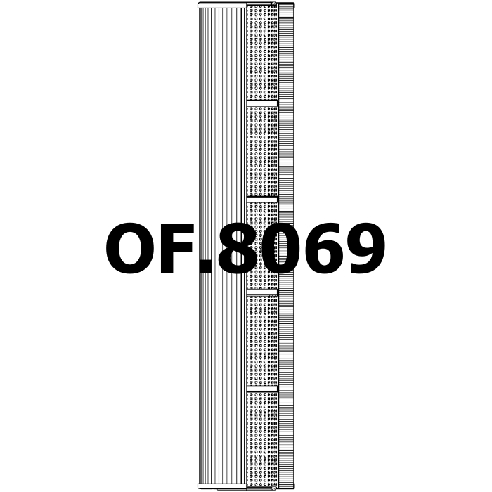 Side of Baldwin PT9283MPG - Oil Filter