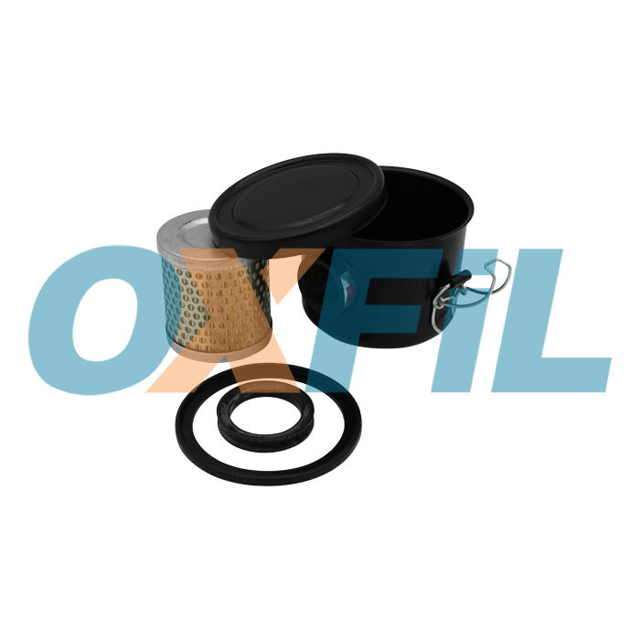 Bottom of Becker F10 - Vacuum Filter Housing