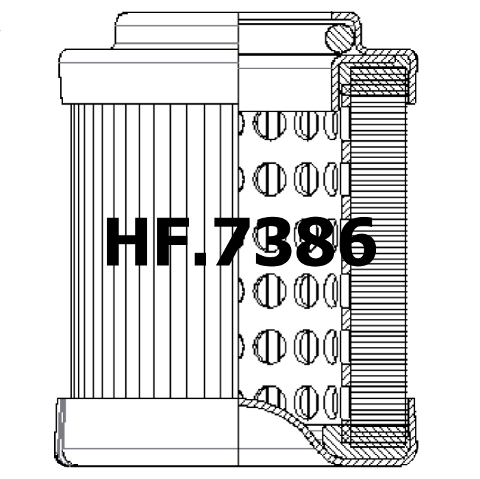 Side of Bitelli 481231 - Hydraulic Filter