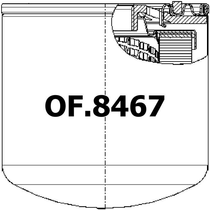 Side of Canycom 53212071200 - Ölfilter