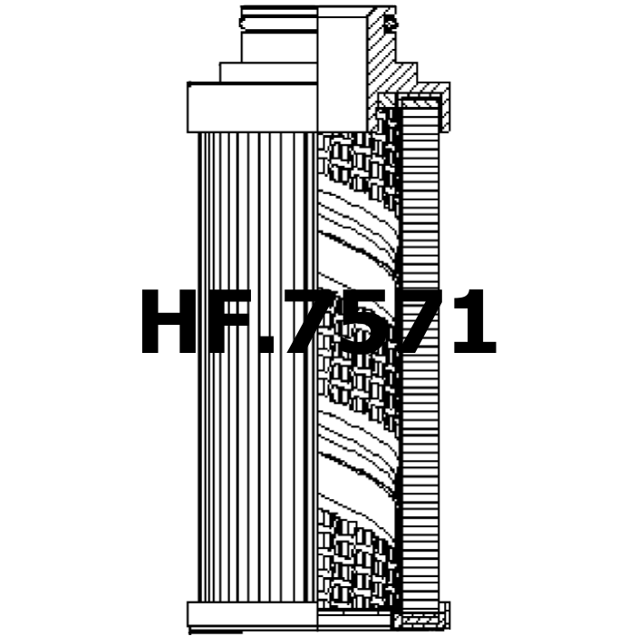 Side of Cargo-Floor 7072002 - Hydraulic Filter