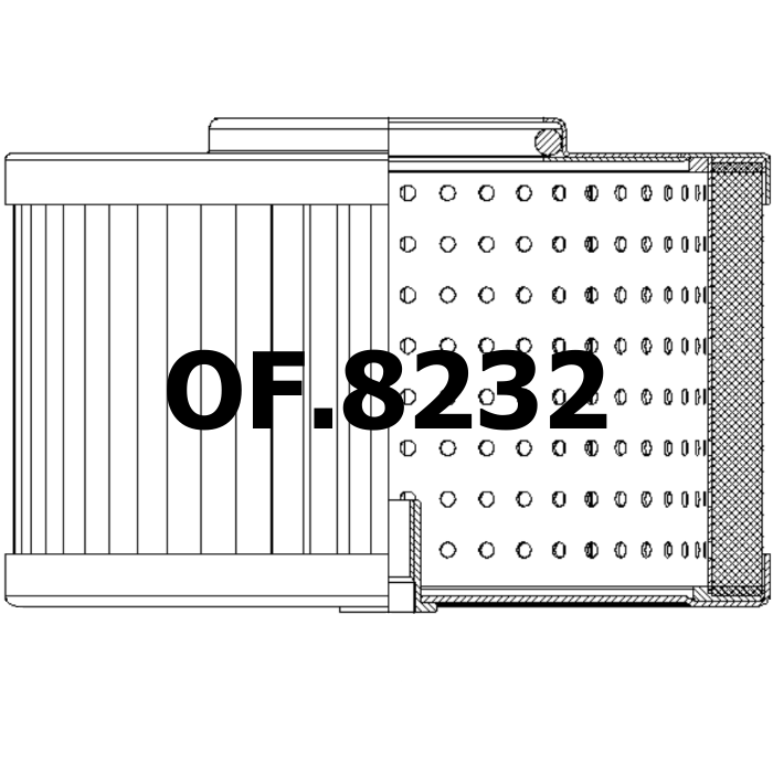 Side of Caterpillar 0875297 - Oil Filter